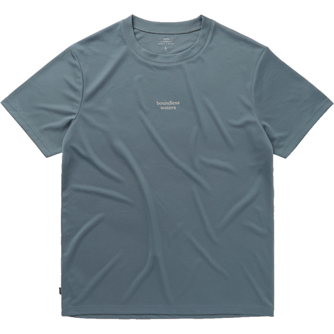 2026 Mystic Mens Tactic Short Sleeve Loosefit Quickdry Top 35001.250221 - Tidal Blue